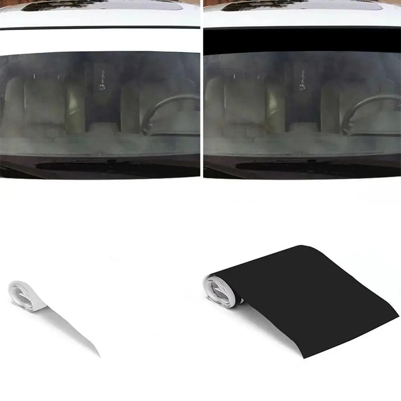 Car Accessories Sticker - Black/White Car Front Windshield Stickers UV