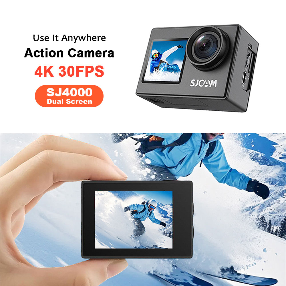 Car Accessories Online - SJCAM SJ4000 4K/30 fps Action Camera