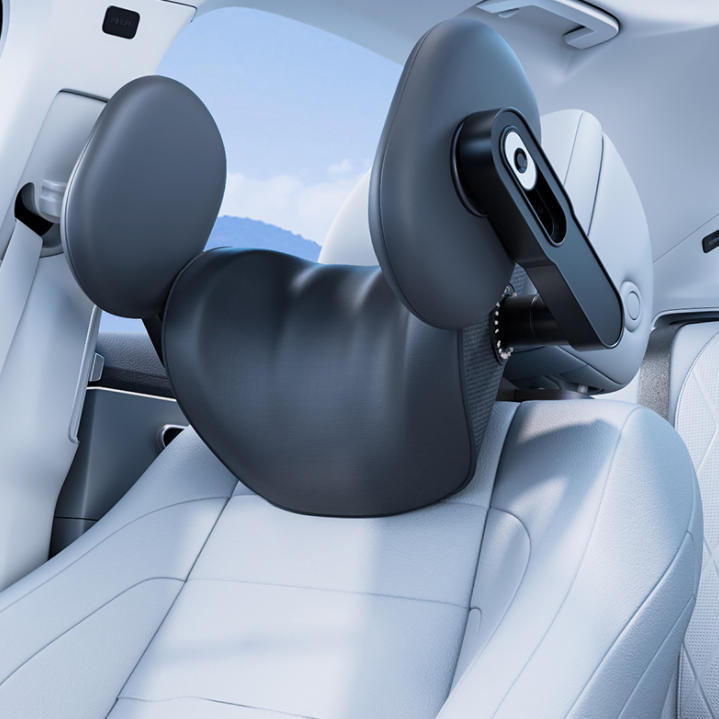 Car Seat Cushion Memory Foam - Adjustable Car Headrest Pillow Memory Foam