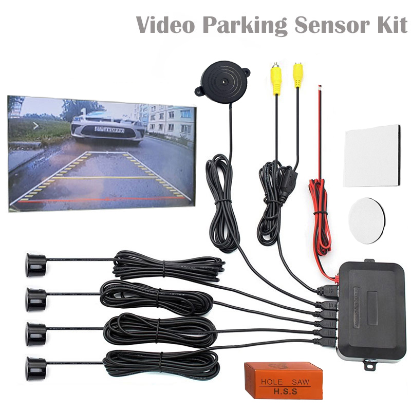 Video Parking Sensor Kit Car R - Car Accessories Online ulasan dan harga