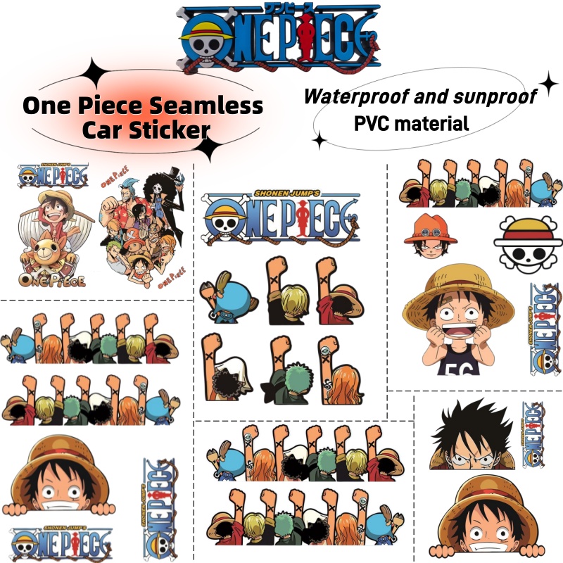 One Piece electric vehicle car - Car Accessories Sticker ulasan dan harga
