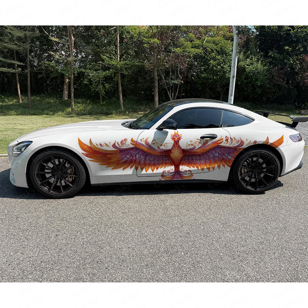 2pcs Blazing Phoenix Car Side  - Car Accessories Phoenix ulasan dan harga