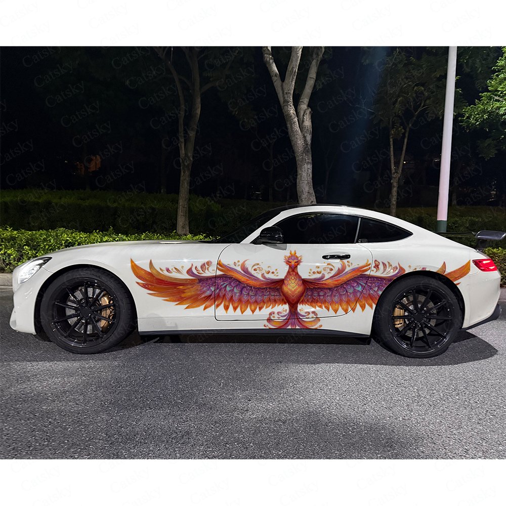 2pcs Blazing Phoenix Car Side  - Car Accessories Phoenix ulasan dan harga
