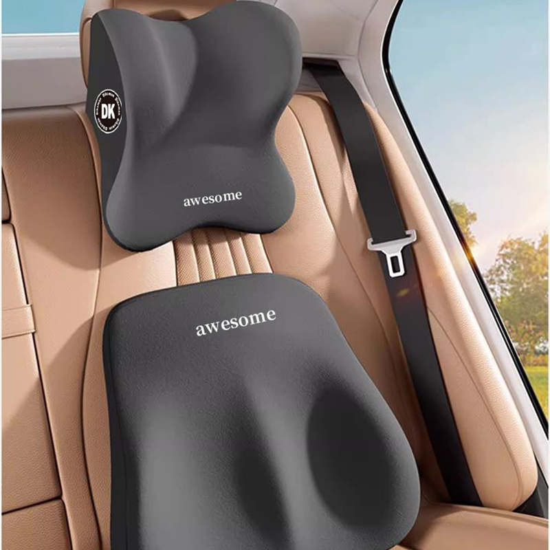 Car Neck Pillow & Lumbar Suppo - Car Seat Cushion Memory Foam ulasan dan harga