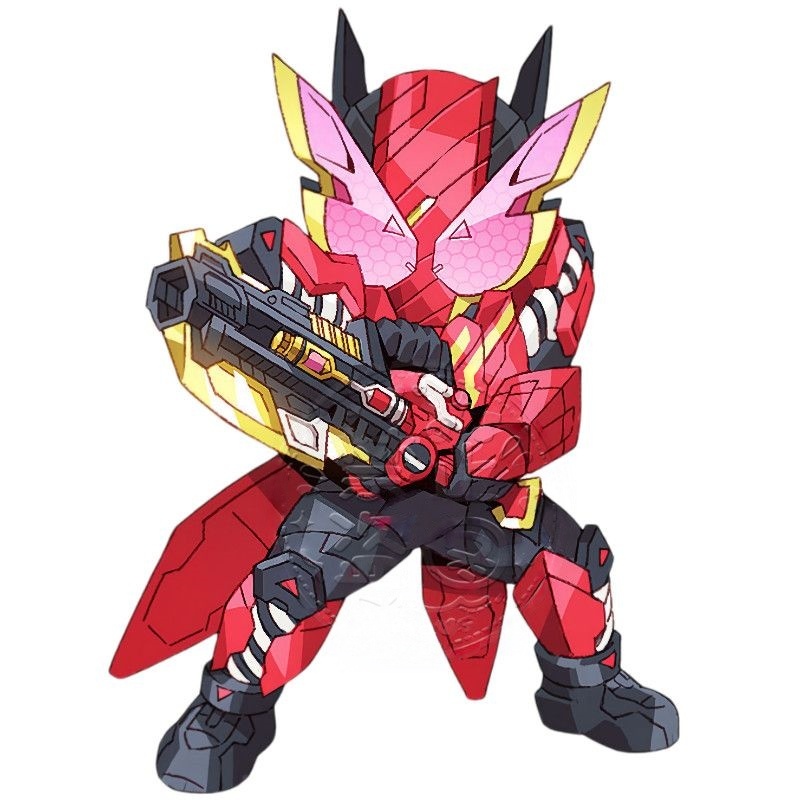 Kamen Rider chibi anime mercha - Car Accessories Sticker ulasan dan harga