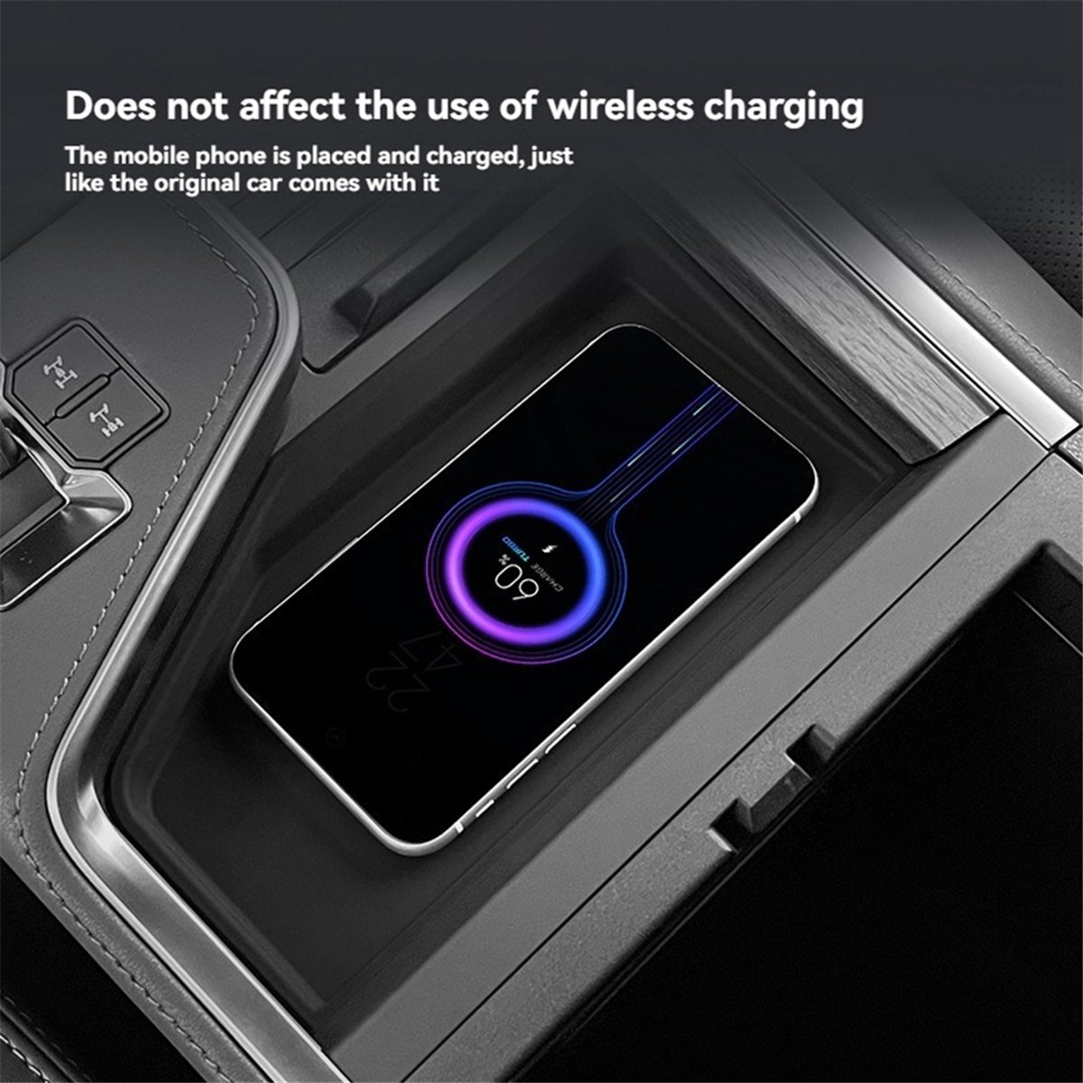 Super Sale Car Center Console  - Wireless Car Charger ulasan dan harga