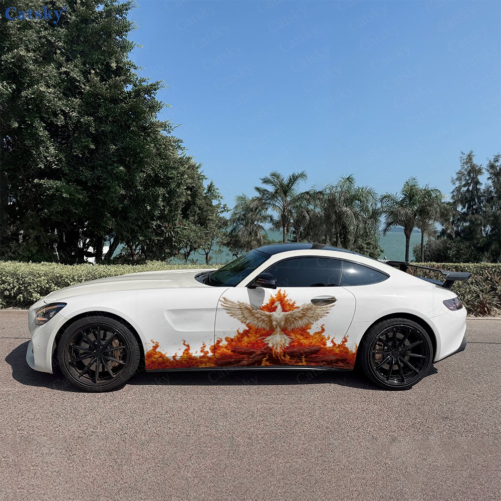 2pcs Blazing Divine Phoenix Ca - Car Accessories Phoenix ulasan dan harga