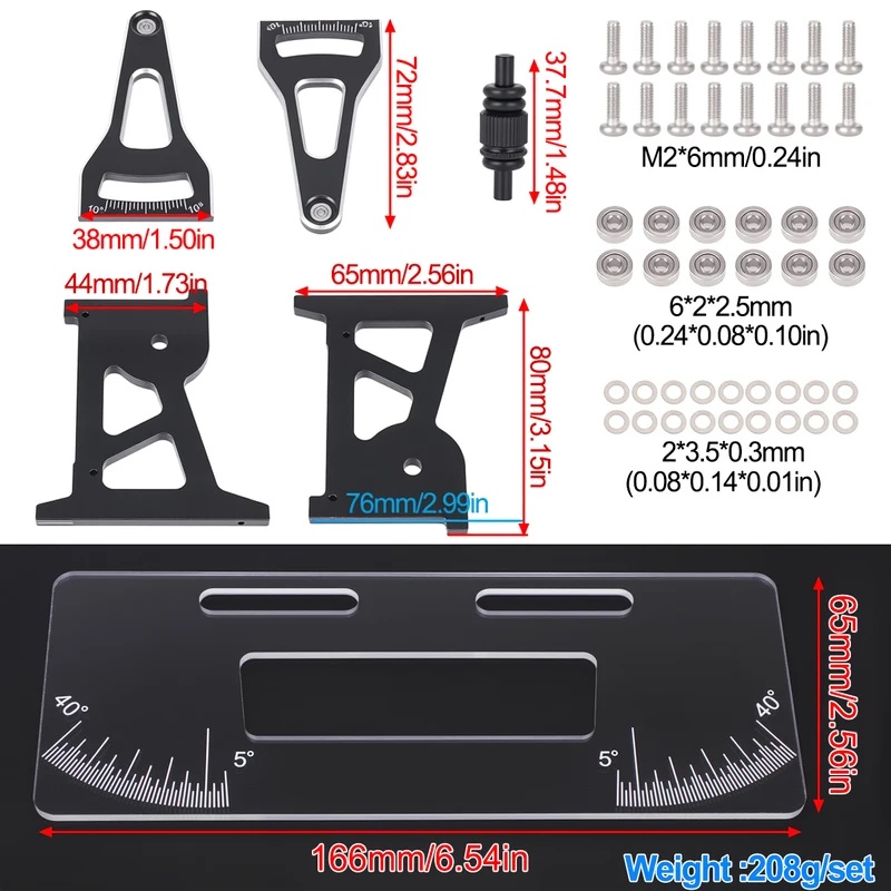 CNC Aluminum RC Chassis Setup  - Car Accessories Online ulasan dan harga
