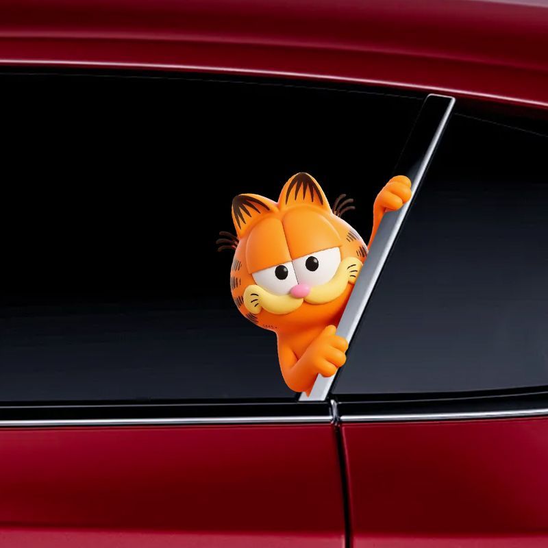 Garfield anime cartoon cute fu - Car Accessories Sticker ulasan dan harga