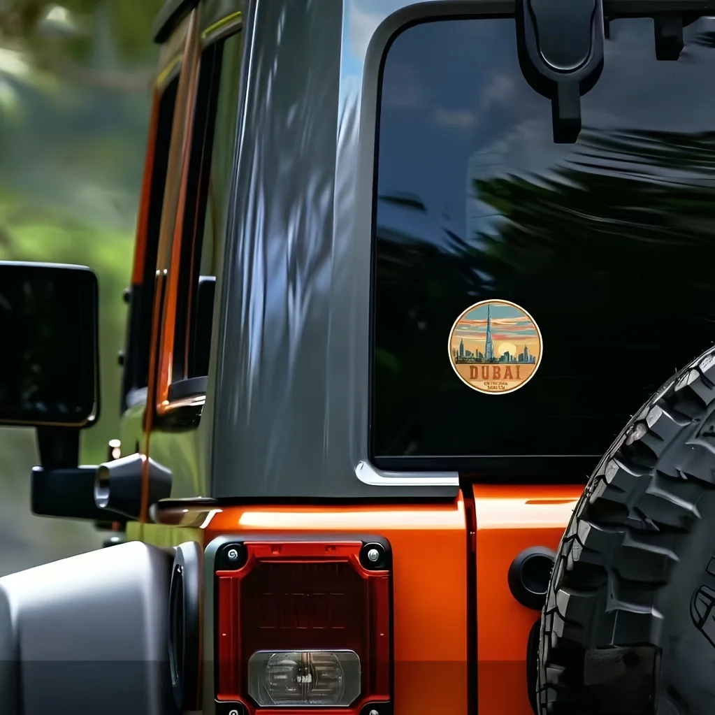 1Pc Matte Dubai UAE Cartoon So - Car Accessories Uae ulasan dan harga