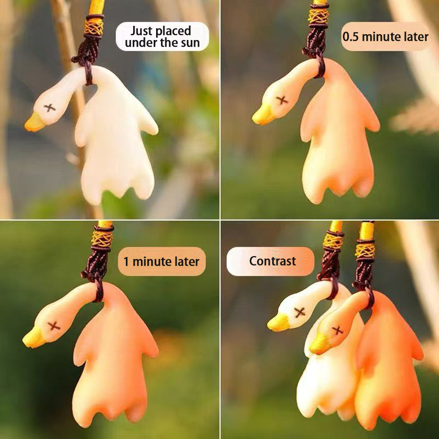 Color Change Duck Car Ornament - Car Accessories Unique ulasan dan harga