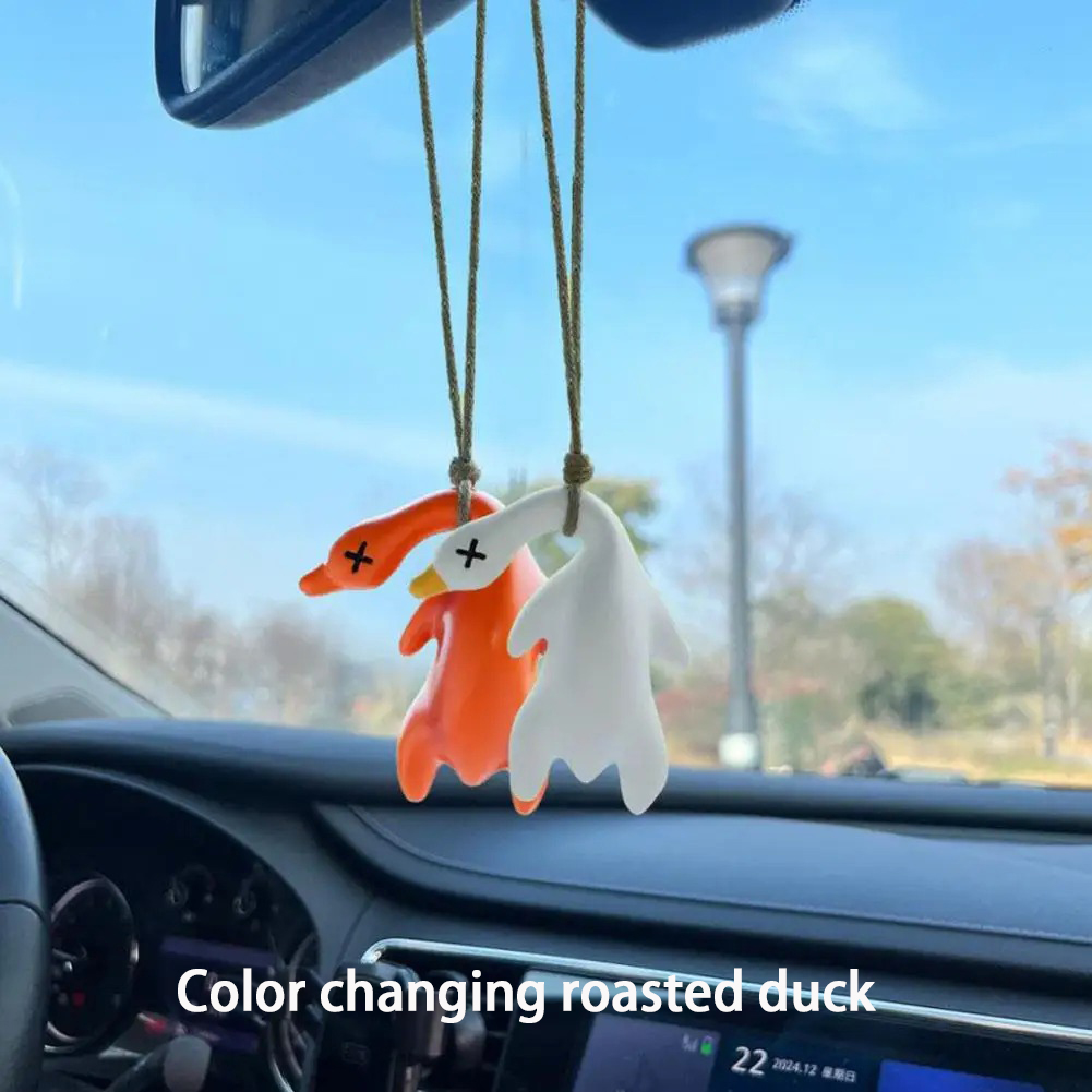 Color Change Duck Car Ornament - Car Accessories Unique ulasan dan harga