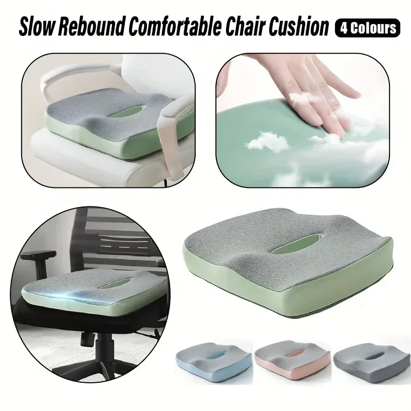 1pc Memory Foam Seat Cushion - - Car Seat Cushion Memory Foam ulasan dan harga