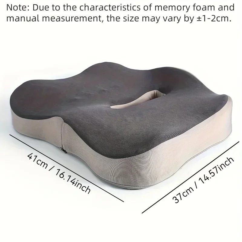 1pc Memory Foam Seat Cushion - - Car Seat Cushion Memory Foam ulasan dan harga